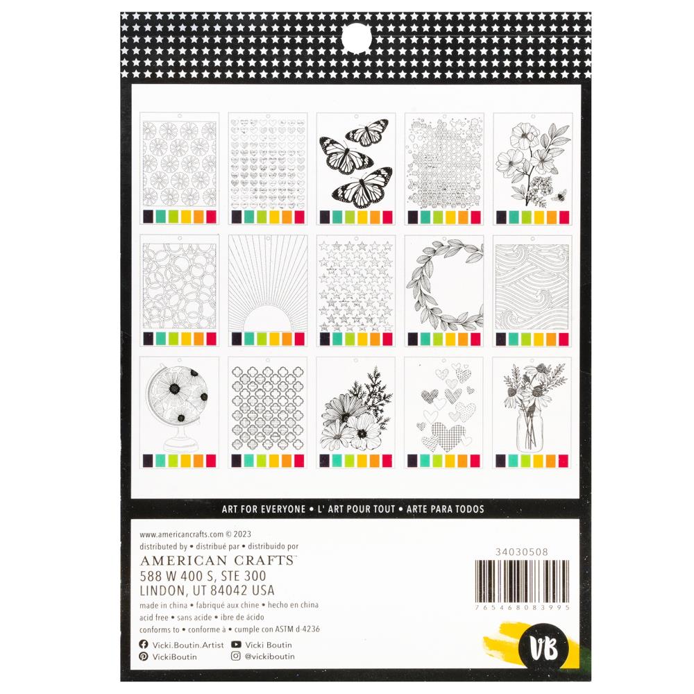 Vicki Boutin 6"X8" Mixed Media Paper Pad, 16/Pkg (VB030508)