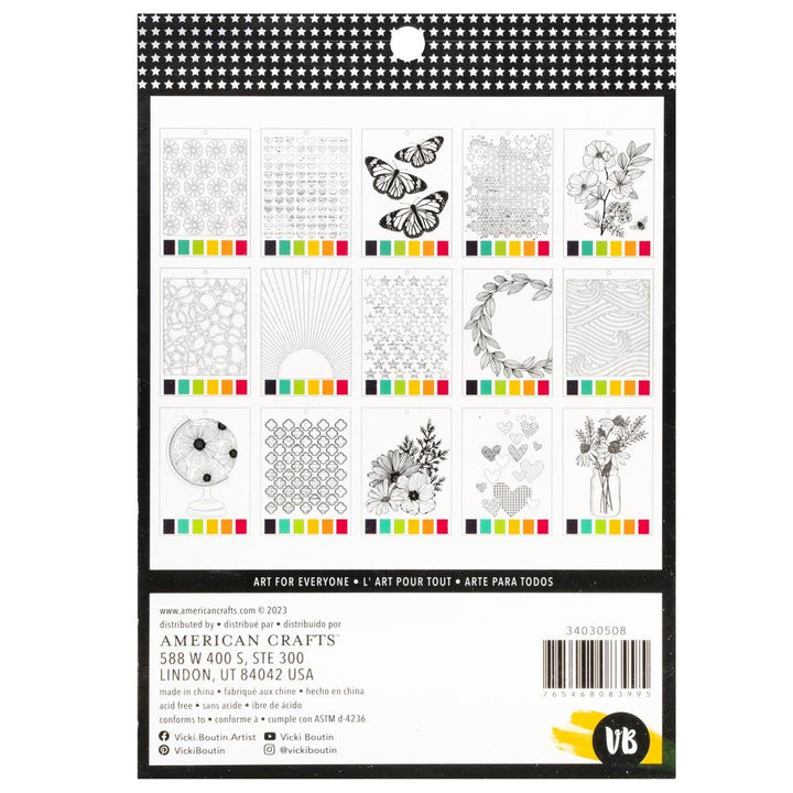 Vicki Boutin 6"X8" Mixed Media Paper Pad, 16/Pkg (VB030508)