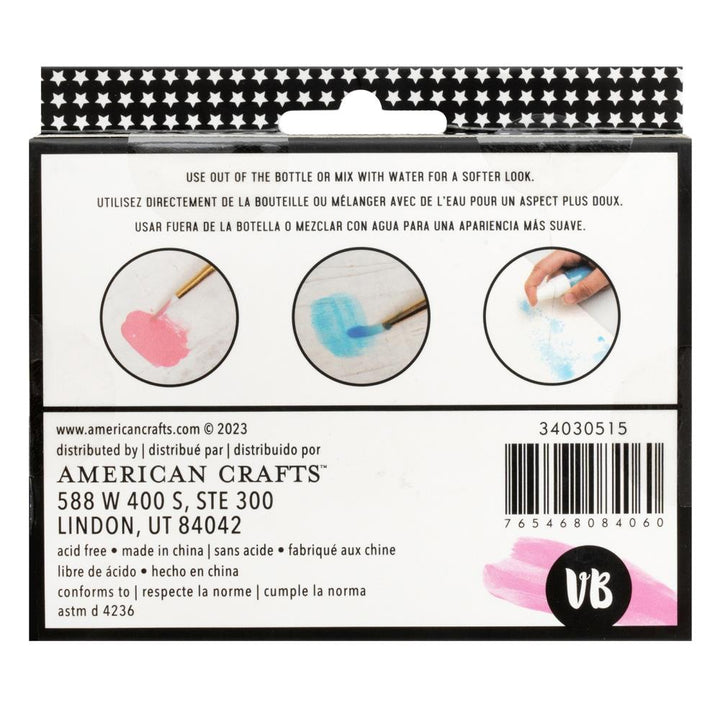 Vicki Boutin Mixed Media Acrylic Paint: Neon, 4/Pkg (VB030515)