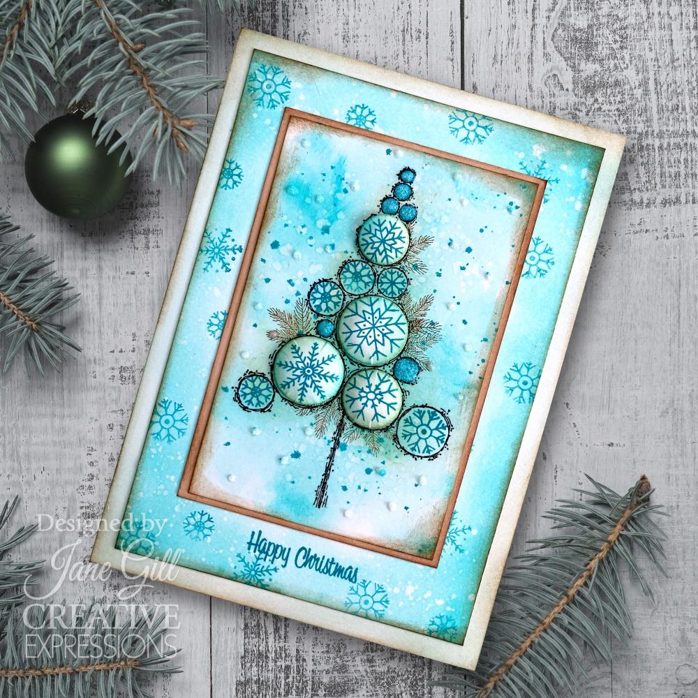 Woodware 4"X6" Clear Stamp Singles: Bubble Tree Stack (JGS851)