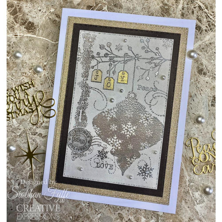 Woodware 4"X6" Clear Stamps: Winter Bauble (FRS1014)