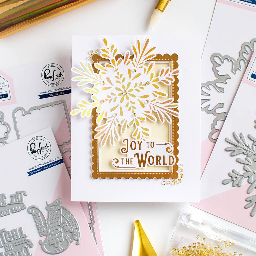 Pinkfresh Studio Die Set: Holiday Greetings Sentiments (5A002CLZ1GG4R)