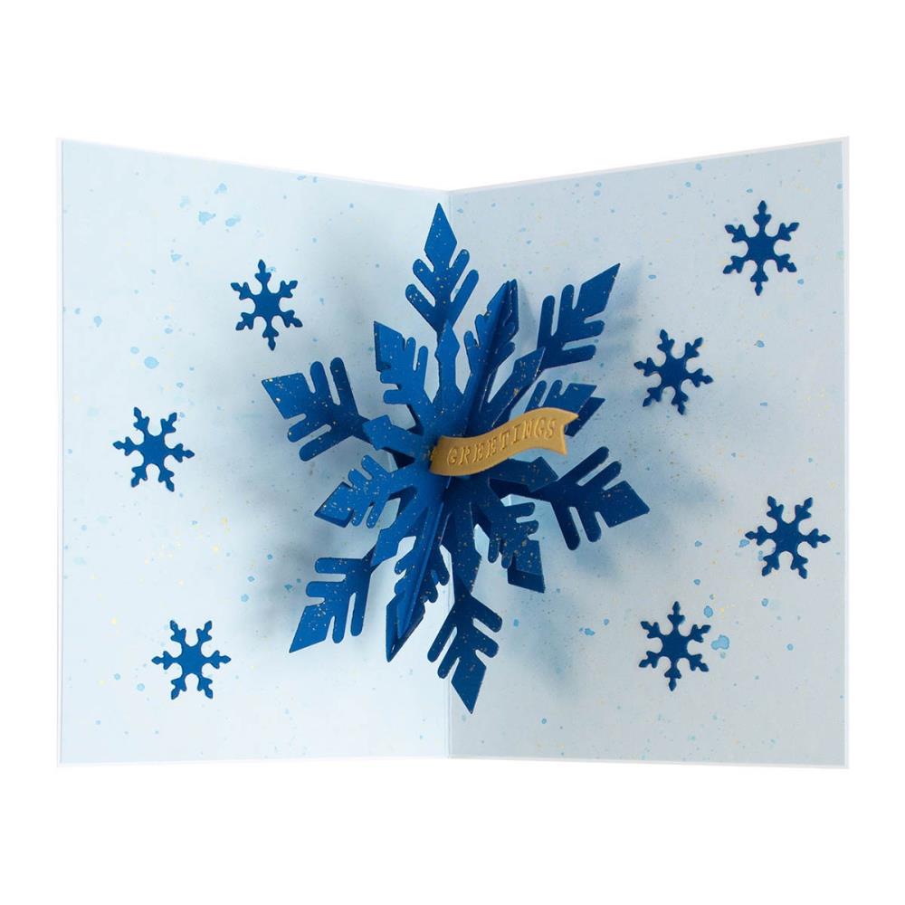 Spellbinders Etched Dies: Snowflakes - Pop-Up Snowflake, By Bibi Cameron (S6212)