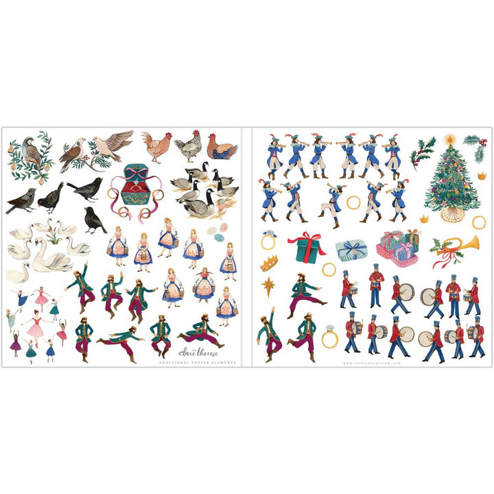 Craft Consortium 12 Days Of Christmas 12"X12" Double-Sided Paper Pad, 40/Pkg (CPPAD044)