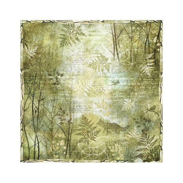 Stamperia Forest 12"X12" Polyester Fabric: 4/Pkg (5A002CJ91GG03)