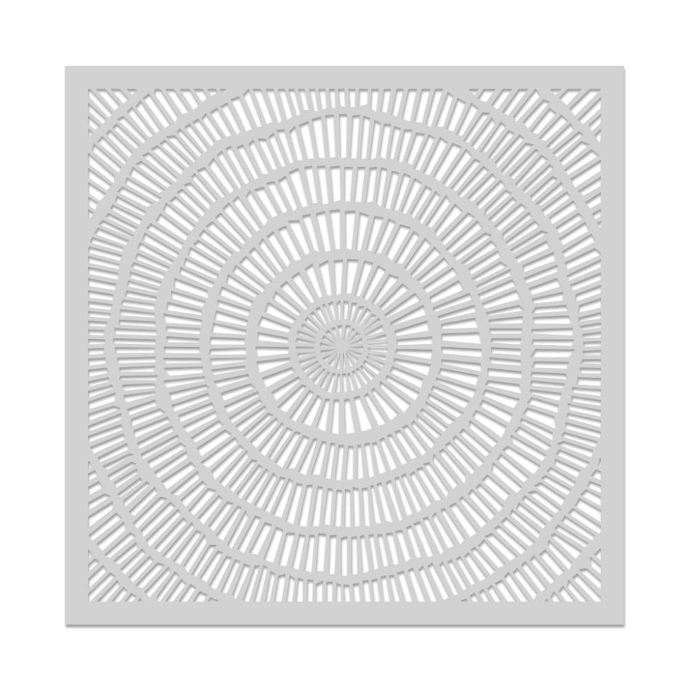 Hero Arts 6"X6" Stencil: Circular Grid (5A002GF91GHYL)