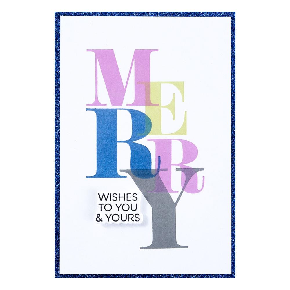 Spellbinders BetterPress Press Plate: Color Mix Merry Registration (5A002C7G1GFT2)