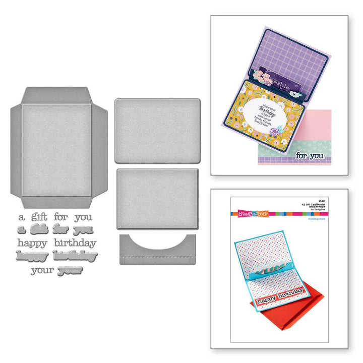 Stampendous Etched Dies: A2 Gift Card Holder And Envelope (5A0022Y61G60S)
