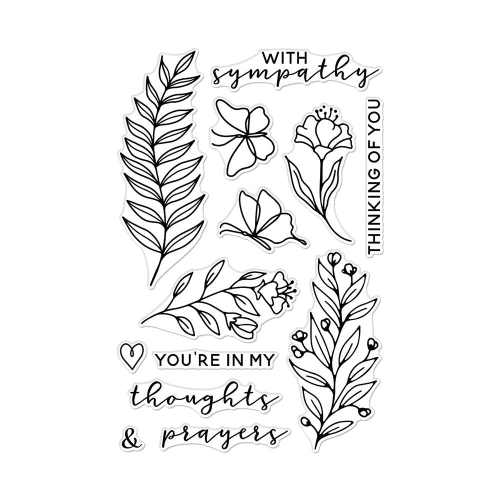 Hero Arts 4"X6" Clear Stamps: With Sympathy (HACM722)
