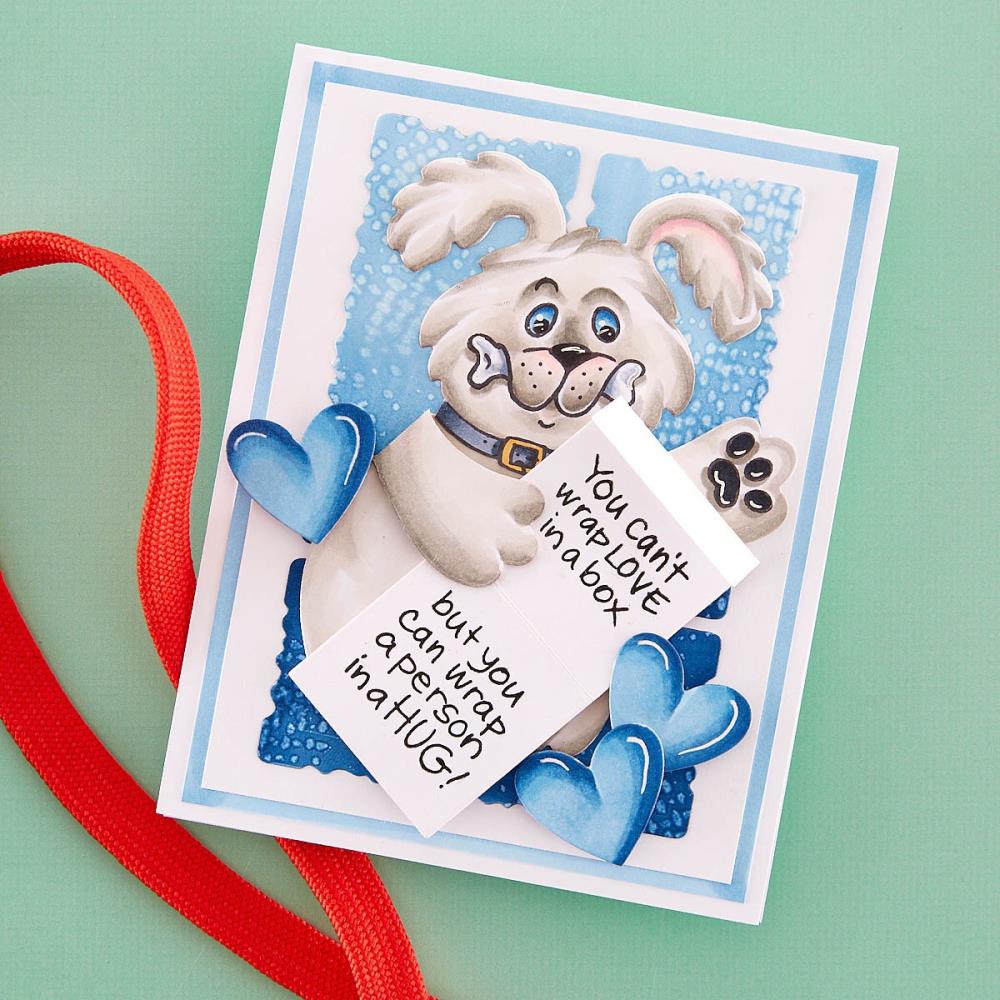 Stampendous Etched Dies: Puppy Hugs (S5589)
