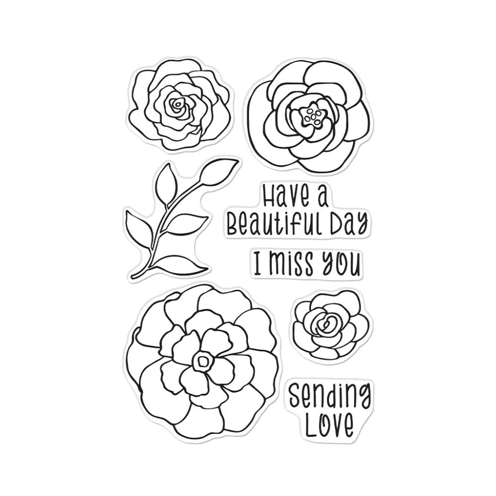 Hero Arts 4"X6" Clear Stamps: Beautiful Day (HACM696)
