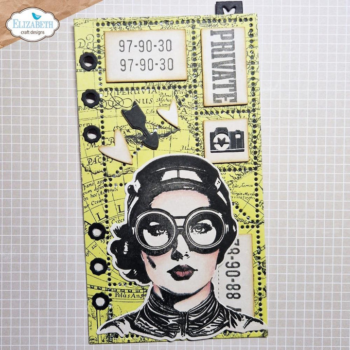 Elizabeth Craft Metal Die: Sidekick Essential 31 - Postage Stamp Page (EC2103)
