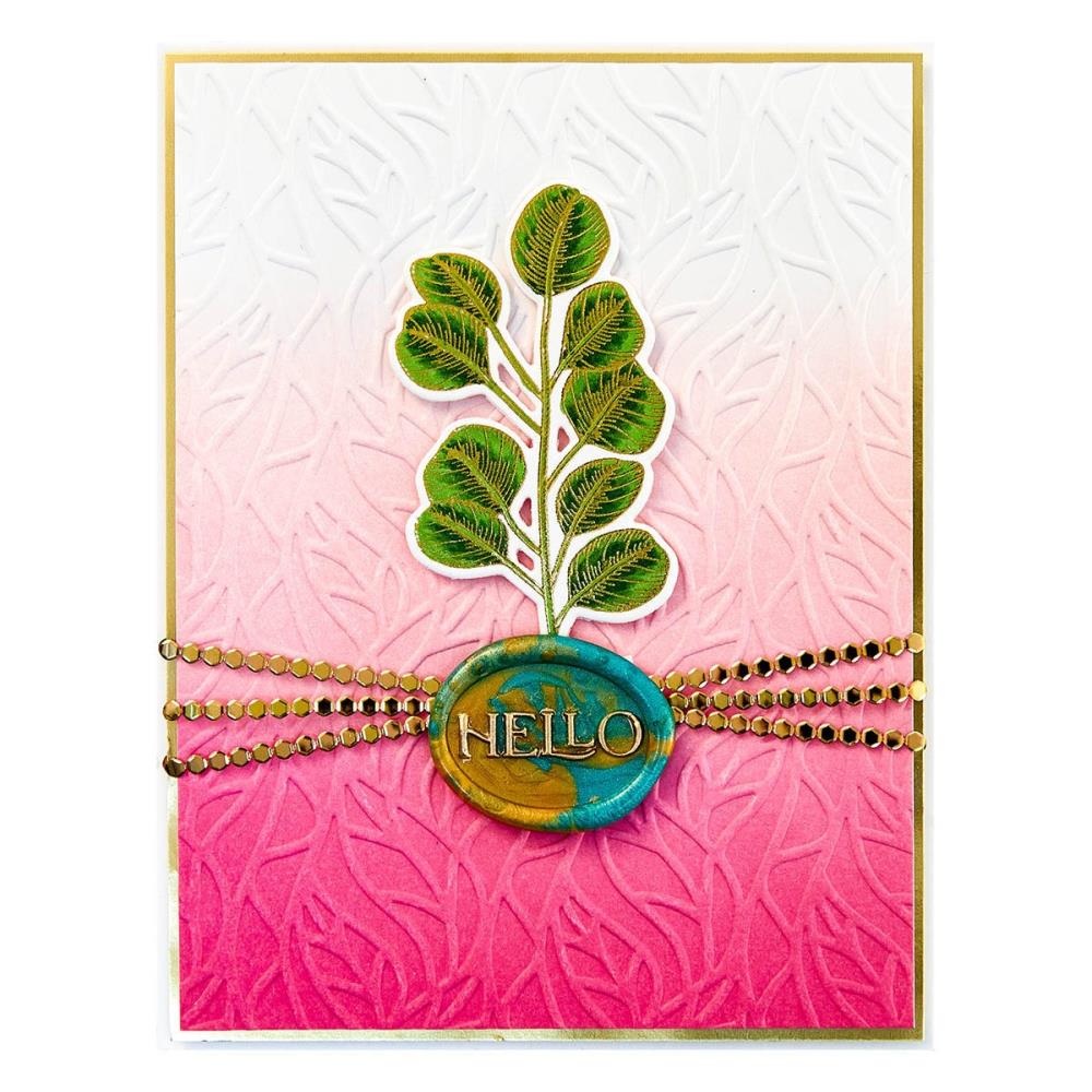 Spellbinders Embossing Folder: Leafy Helix, By Annie Williams (SES-059)