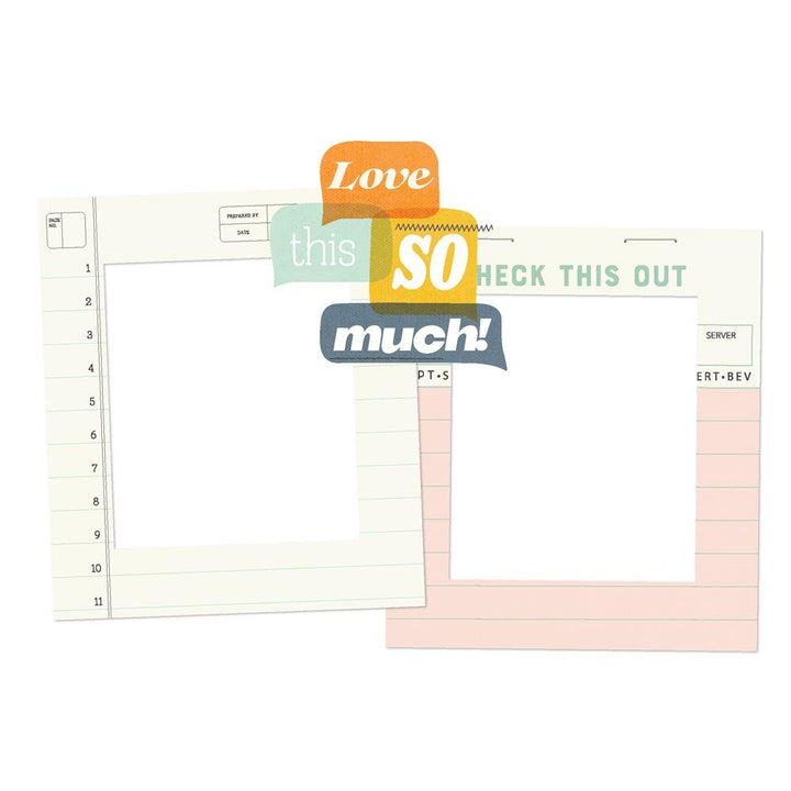 Simple Stories For The Record Chipboard Frames, 6/Pkg (23525)