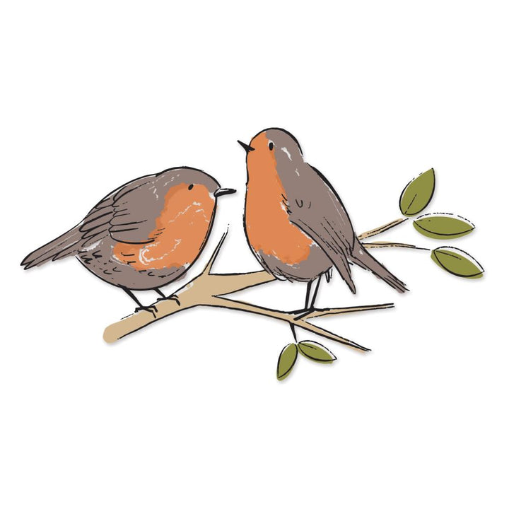 Sizzix Layered Clear Stamps: Garden Birds, By Josh Griffiths (666324)