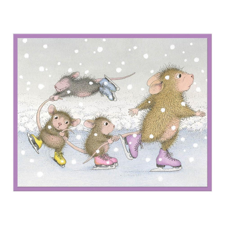 Stampendous House Mouse Cling Rubber Stamp: Hold On! (RSC018)
