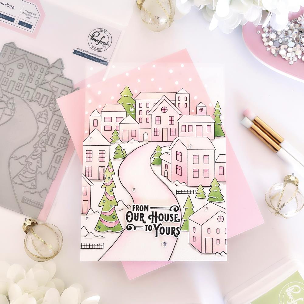 Pinkfresh Studio Press Plate: Holiday Street (5A002CMB1GG4N)