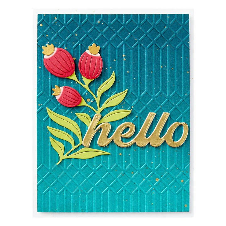 Spellbinders The Fresh Picked Etched Dies: Fresh Picked Sentiments (S41329)