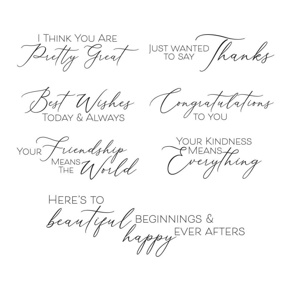 Spellbinders BetterPress Press Plat: New Beginnings Timeless Sentiments (5A0026WK1G9BC)