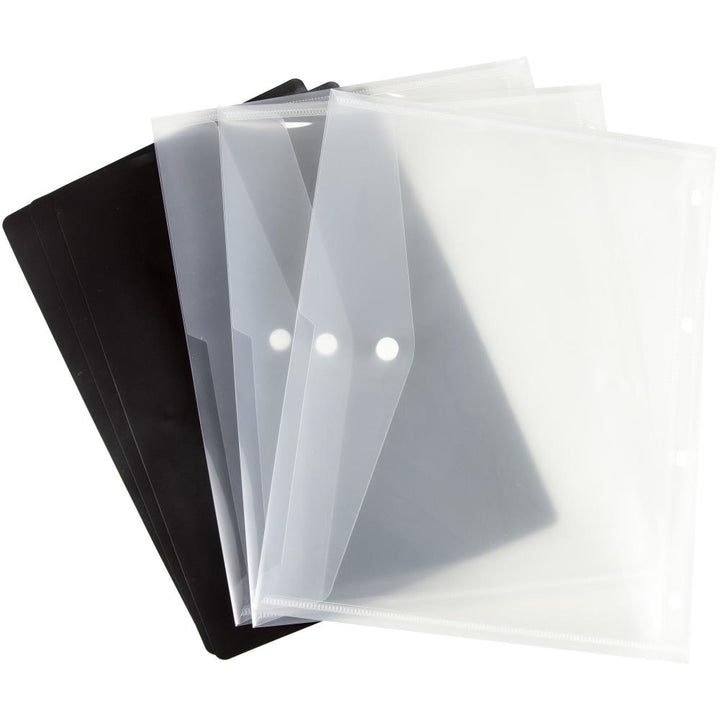 Tonic Studios Large Ring Binder Die Case Refills: A4 Magnetic Sheets W/Plastic Sleeves, 3/Pkg (348E)