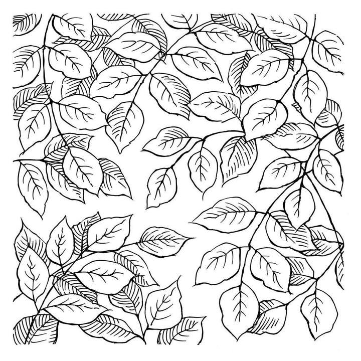 Stampendous Beautiful Backgrounds Cling Rubber Stamp: Leafy Lines (5A002C8W1GFSL)