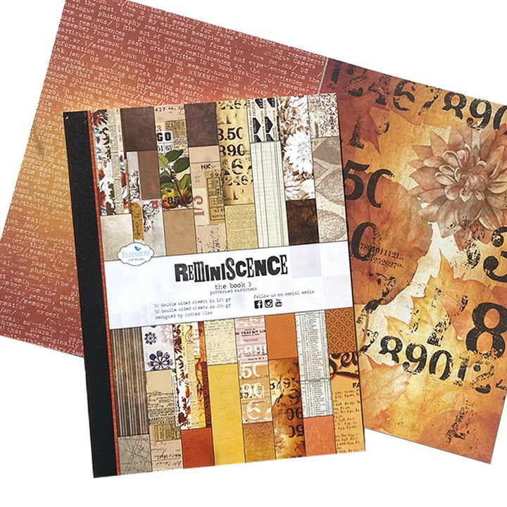 Elizabeth Craft Reminiscence The Book 5 10"x7.5" Double-Sided Cardstock Pack, 36/Pkg (ECPB05)