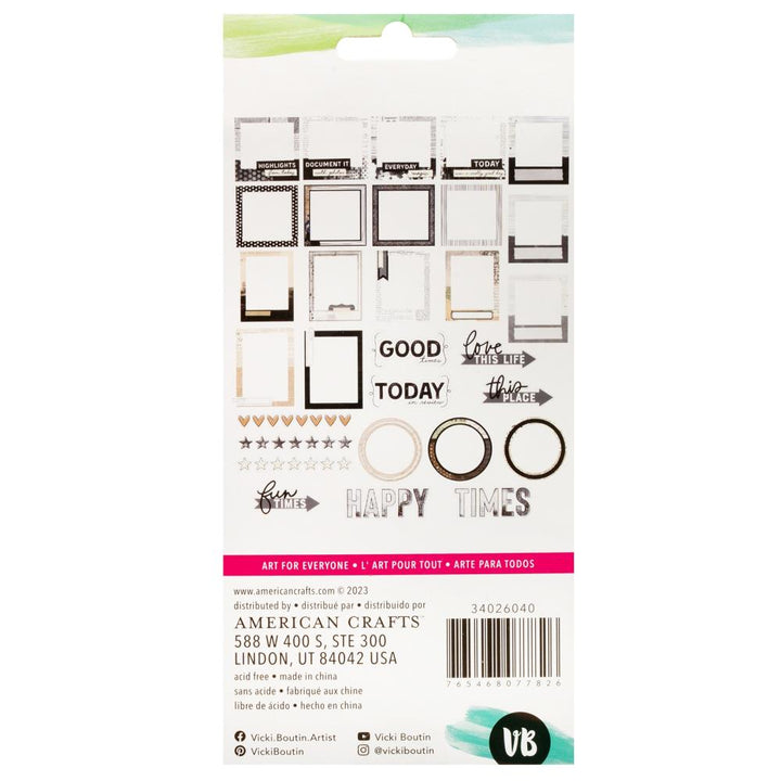 Vicki Boutin Bold And Bright Paperboard Frames, 30/Pkg (5A0026JJ1G92B)