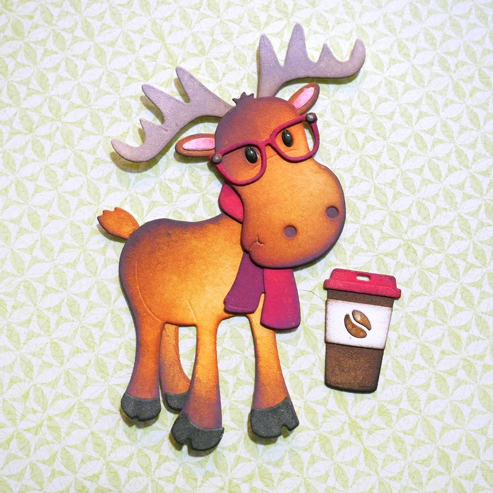 Elizabeth Craft The Great Outdoors Metal Dies: Liam The Moose (EC2094)