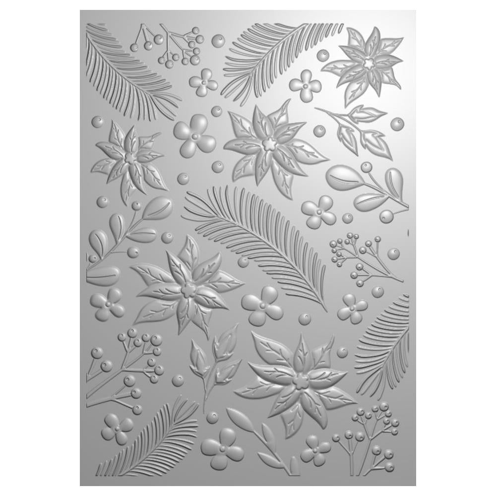 Creative Expressions 5"X7" 3D Embossing Folder: Nature's Christmas (EF3D067)
