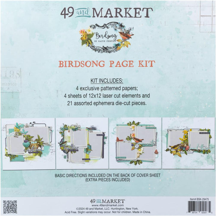 49 and Market Birdsong Page Kit (5A002C1J1GFK6)