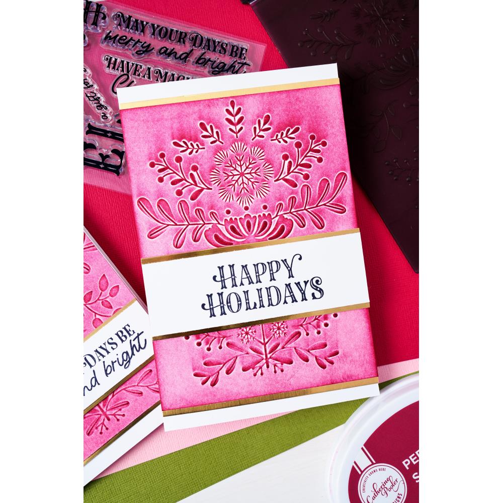 Sizzix 3D Textured Embossing Folder: Yuletide, By Catherine Pooler (5A00241L1G79P)