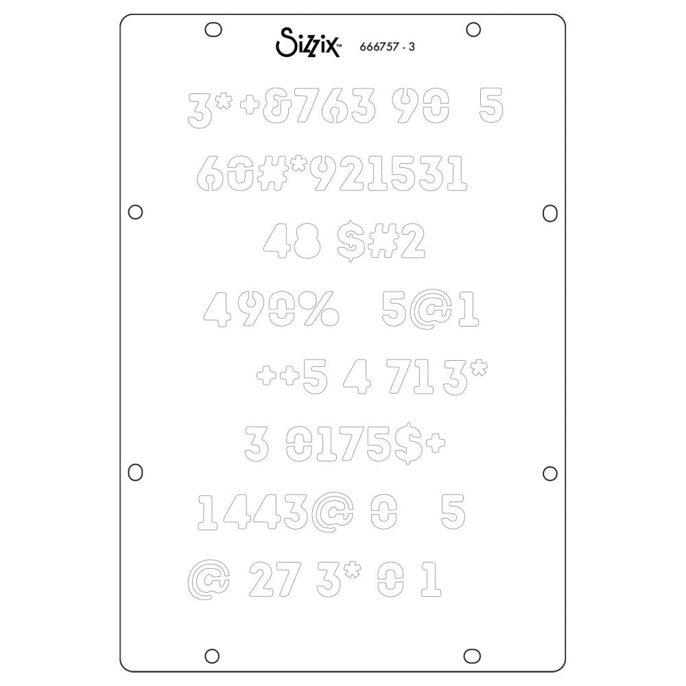 Sizzix Clear Stamp Set W/Stencils: Possibilitarian, 16/Pkg, By Cat Kerr (5A002BLG1GF2Z)