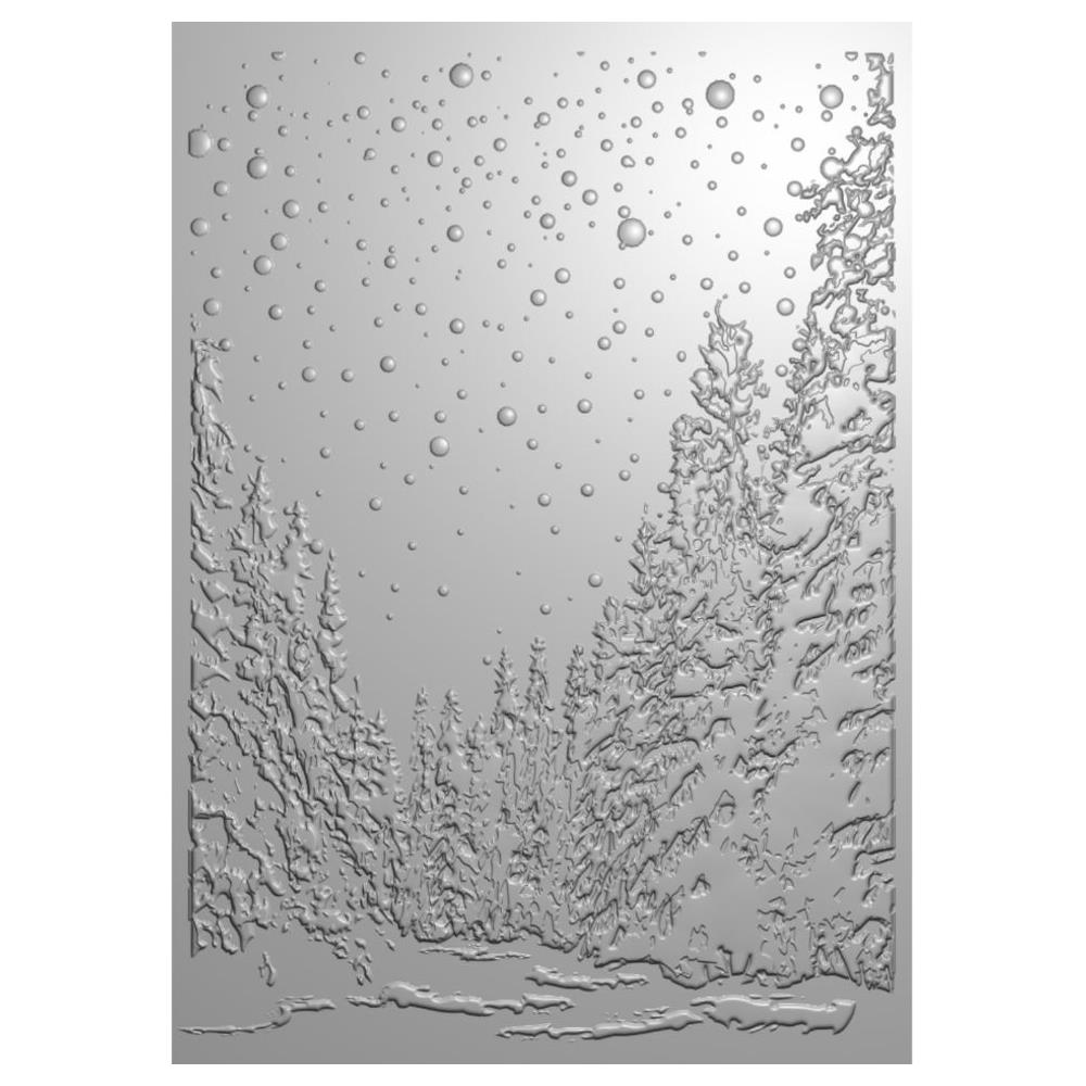 Creative Expressions 5"X7" 3D Embossing Folder: Snowy Forest Glade (EF3D065)