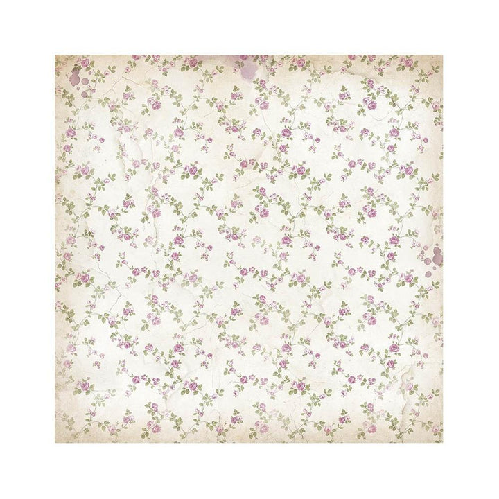 Stamperia Lavender 12"X12" Polyester Fabric, 4/Pkg (5A0027GS1G9T5)