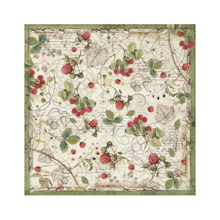 Stamperia Forest 12"X12" Polyester Fabric: 4/Pkg (5A002CJ91GG03)