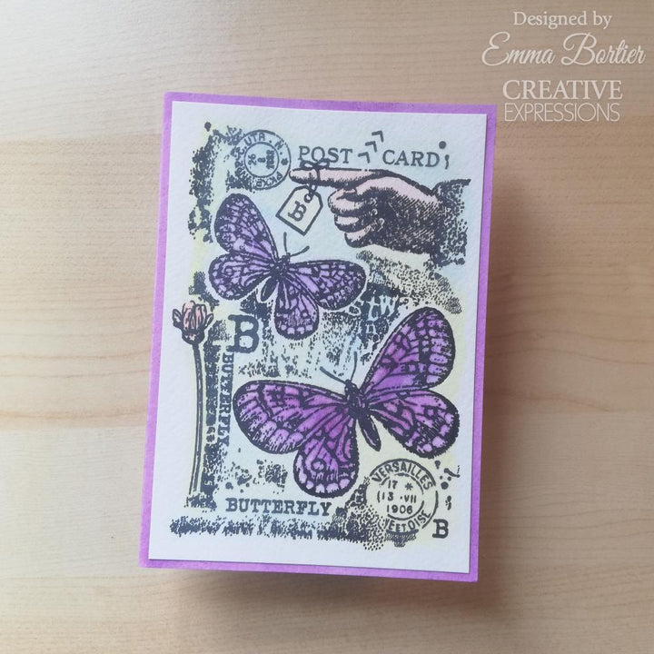Woodware 4"X6" Clear Stamps: B Is For Butterfly (FRS991)