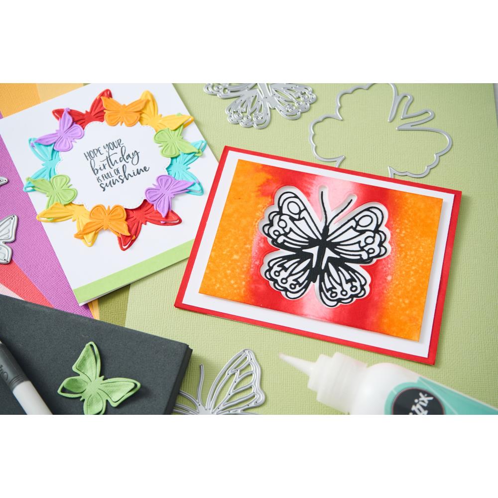 Sizzix Thinlits Die Set: Spring Wings, 9/Pkg, By Catherine Pooler (666798)