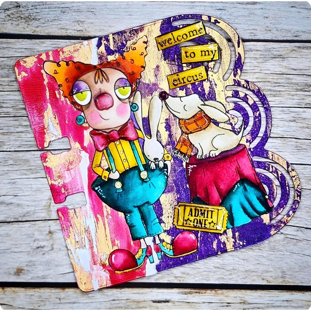 AALL And Create A7 Photopolymer Clear Stamp Set: Clown Dee (5A002GJ61GJ1R)