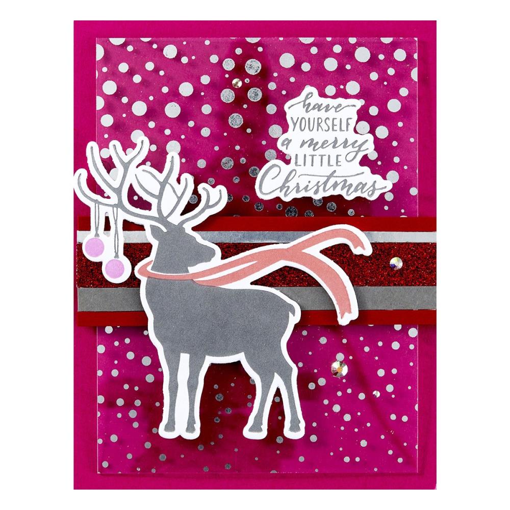 Spellbinders BetterPress Press Plate & Die Set: Dashing Reindeer (5A002C7Y1GFS3)