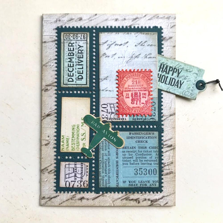 Elizabeth Craft Metal Dies: Postage Stamps (EC2075)
