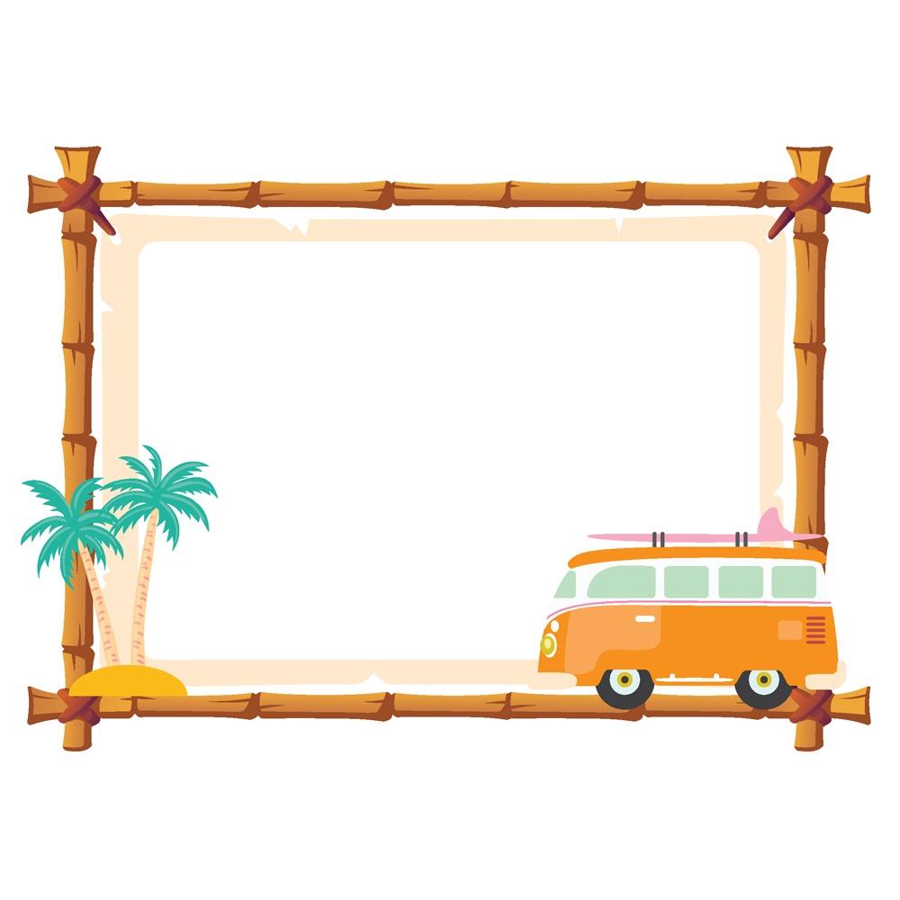 Simple Stories Just Beachy Chipboard Frames (JBY22325)