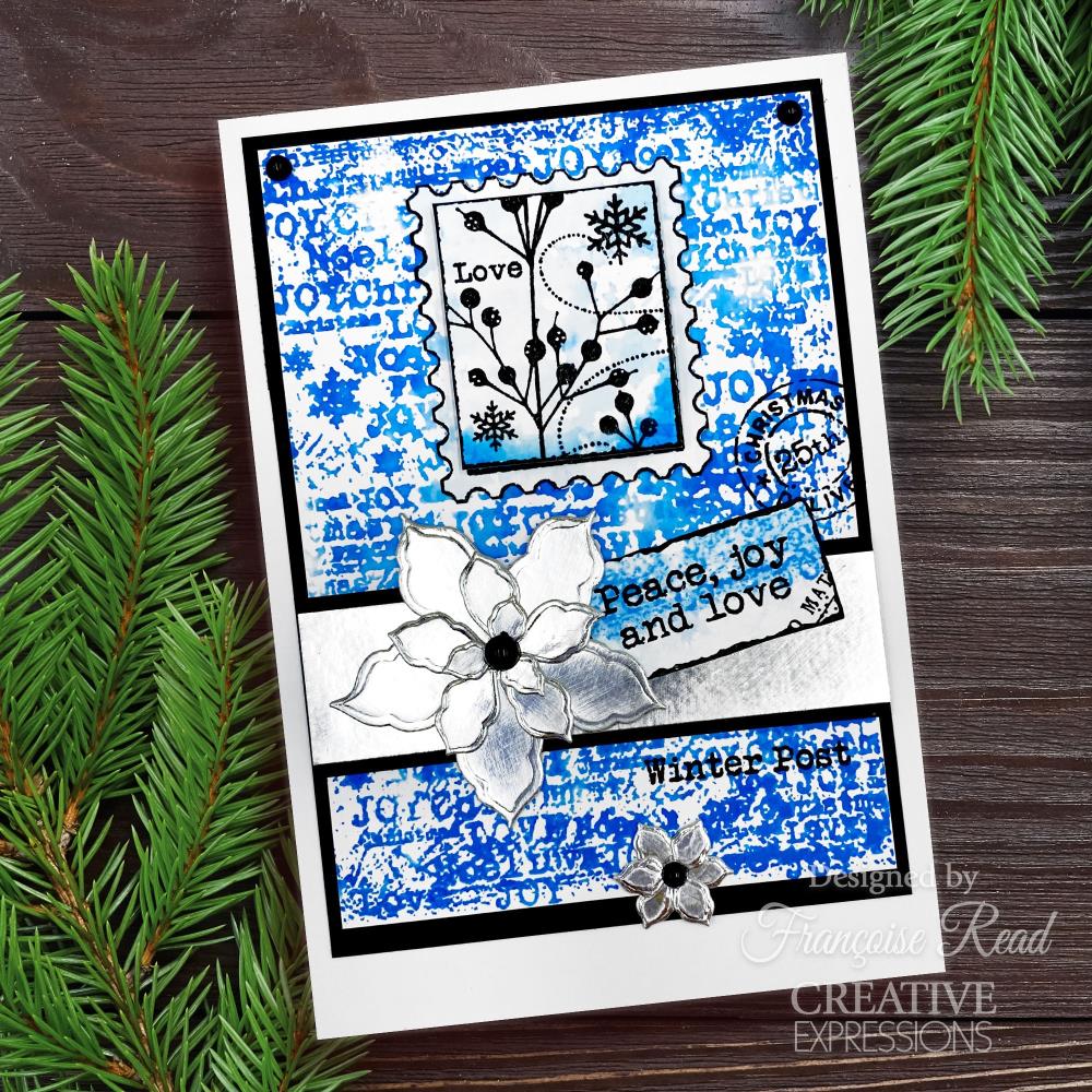 Woodware 4"X6" Clear Stamps: Winter Postage (FRS1017)