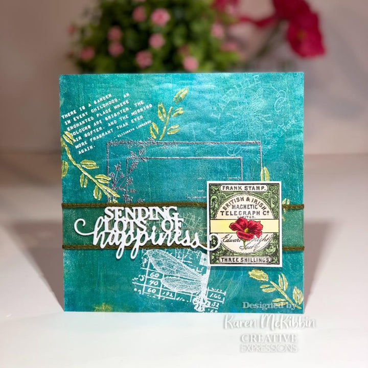 Creative Expressions 6"X4" Clear Stamp Set: Botanical Frames, By Sam Poole (CEC1032)