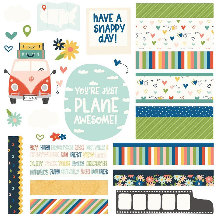 Simple Stories Pack Your Bags Simple Cards Card Kit (PYB22130)