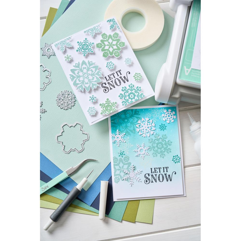 Sizzix Clear Stamps Set: White Christmas, 12/Pkg, By Catherine Pooler (5A00240P1G79Y)