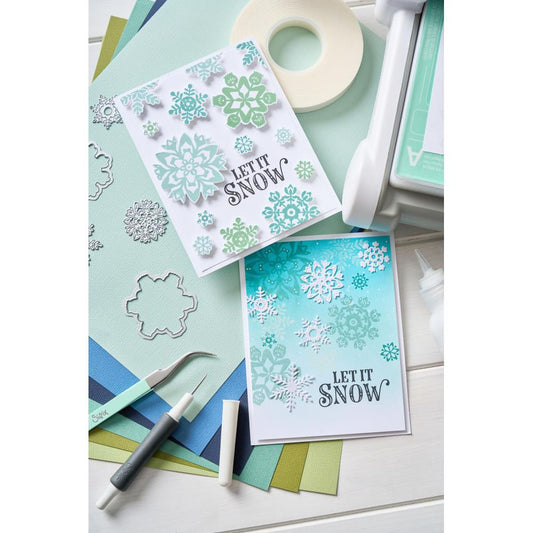 Sizzix Clear Stamps Set: White Christmas, 12/Pkg, By Catherine Pooler (5A00240P1G79Y)