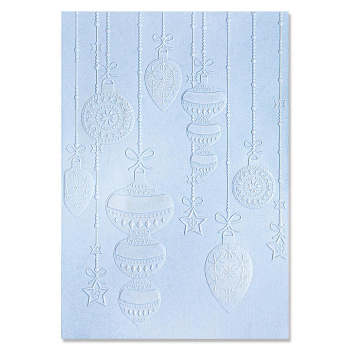 Sizzix 3D Textured Impressions Embossing Folder: Sparkly Ornaments (666307)