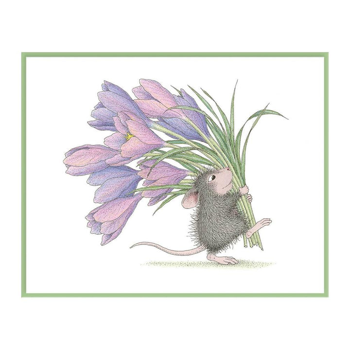 Stampendous House Mouse Cling Rubber Stamp: Bouquet For You (RSC001)