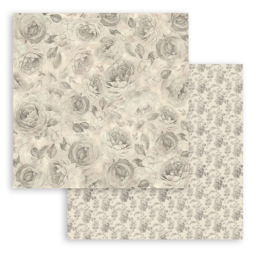 Stamperia Shabby Rose 12"X12" Double-Sided Paper Pad, 10/Pkg (SBBL12)