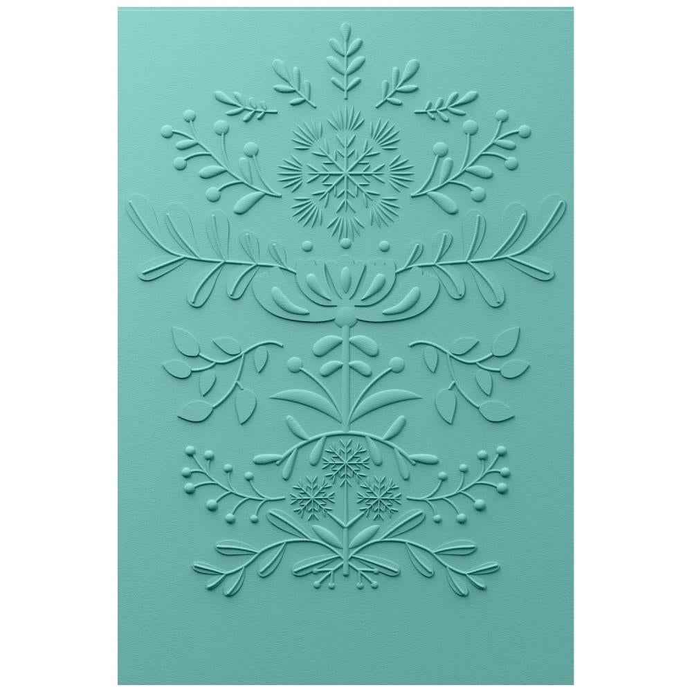 Sizzix 3D Textured Embossing Folder: Yuletide, By Catherine Pooler (5A00241L1G79P)